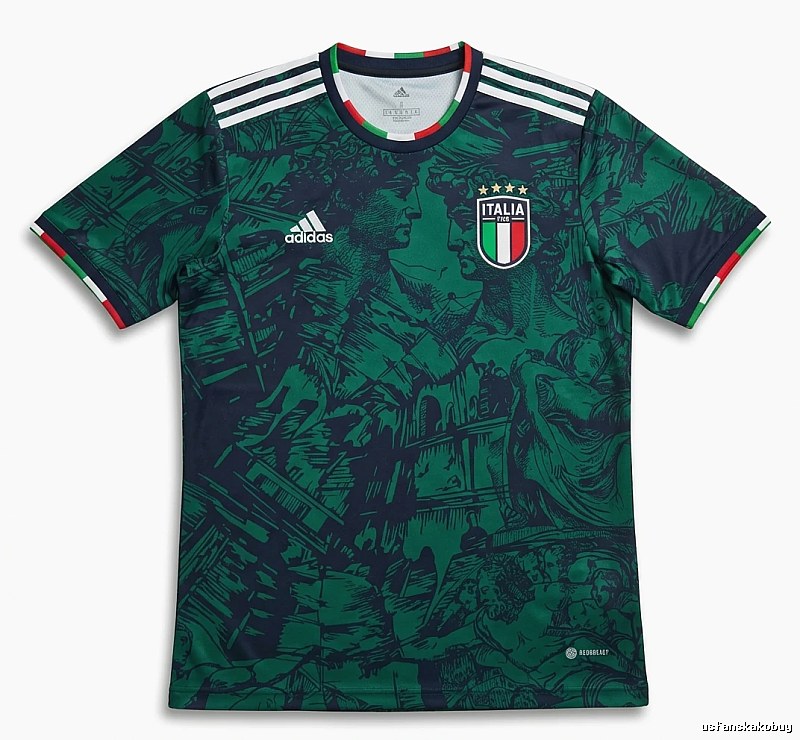 Stussy Italian retro style green T-shirt