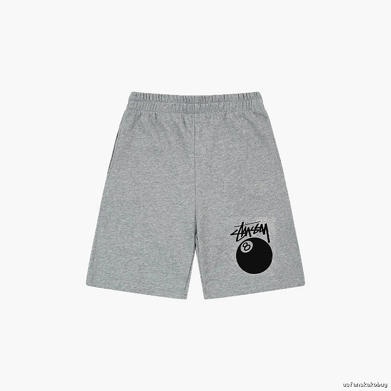 Stussy No. 8 Ball Grey Shorts