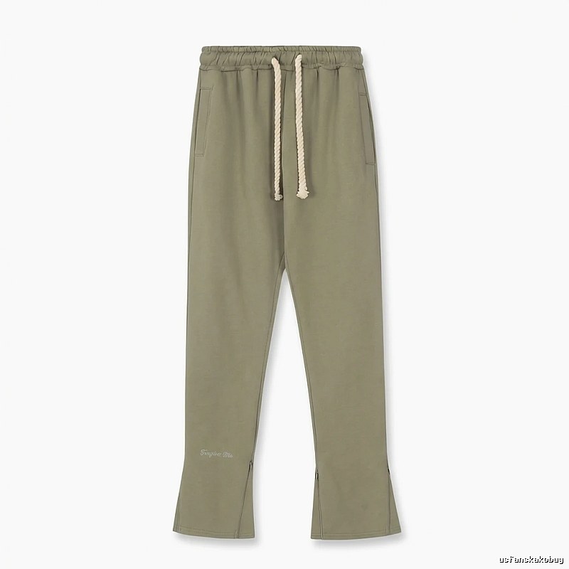 SynaWorld casual style olive green trousers