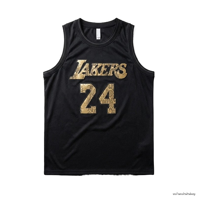 The No. 24 black vest of the Los Angeles Lakers
