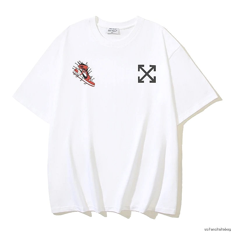 Thrasher Classic Flame logo T-shirt White Red Thrasher with Travel-Friendly Style