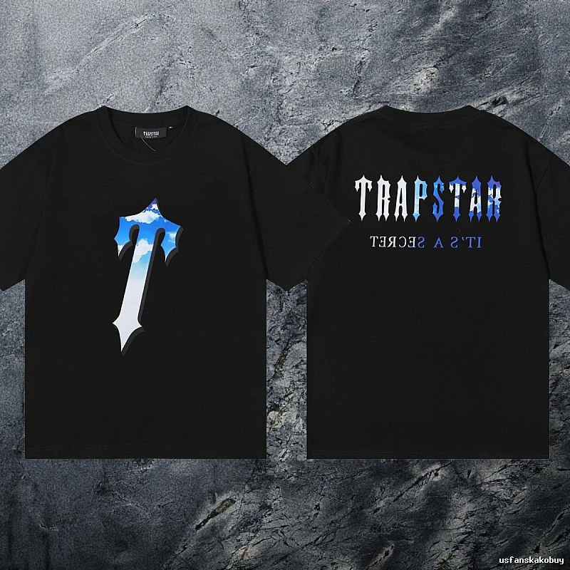 Trapstar Logo Detail Keys graphic T-shirt Black White Key with Functional Detail