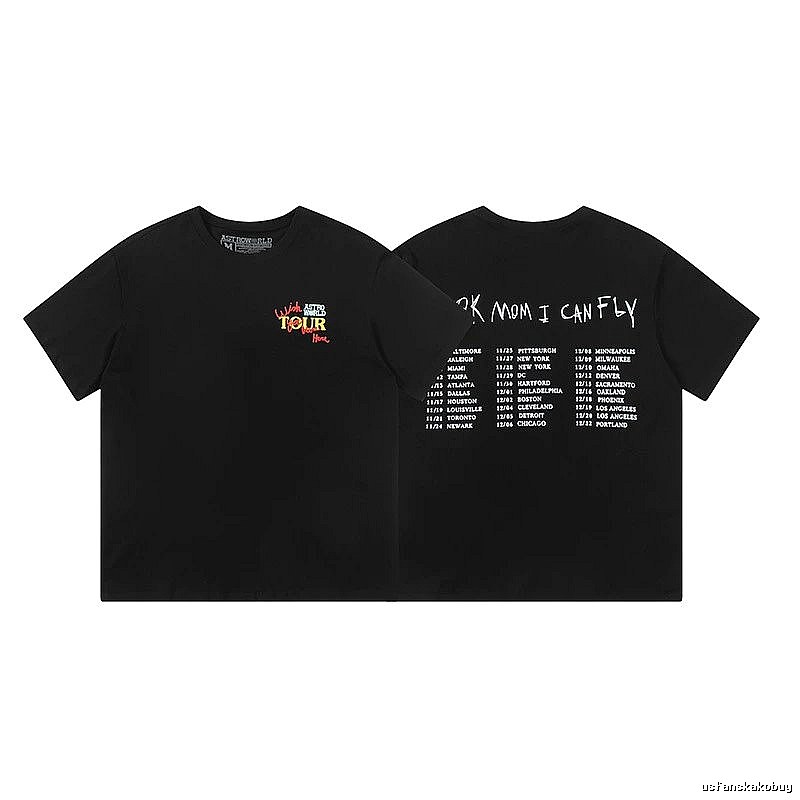 Travis Scott Monogram Graphic T-shirt Brown Travis Scott for Casual Outfits