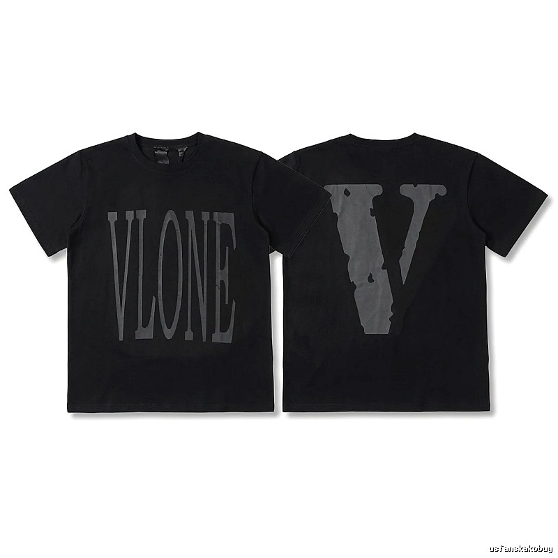 Vlone minimalist style black T-shirt